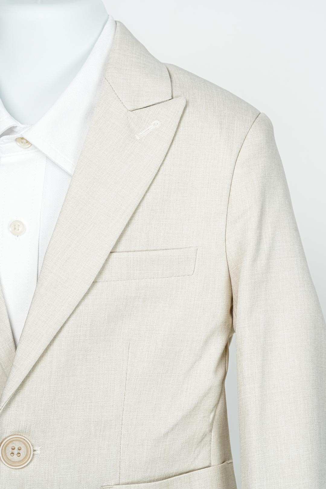 BEIGE LINEN SUIT