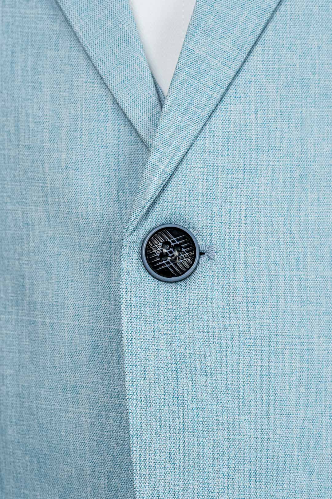 LIGHT BLUE LINEN SUIT