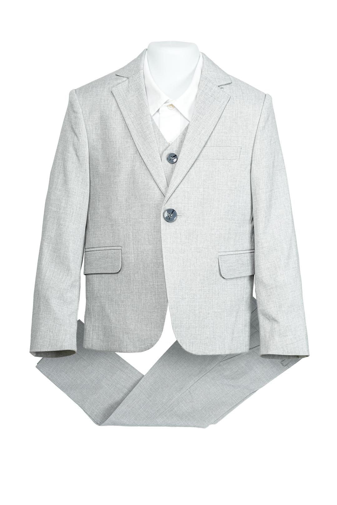 LIGHT GRAY LINEN SUIT