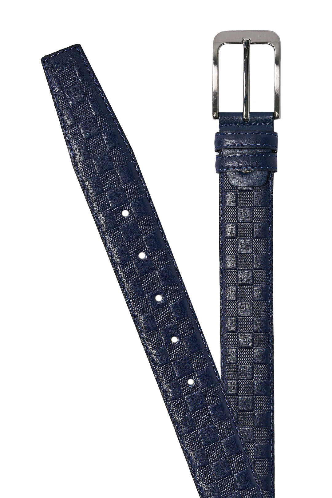 Bottega Inspired Navy Belt