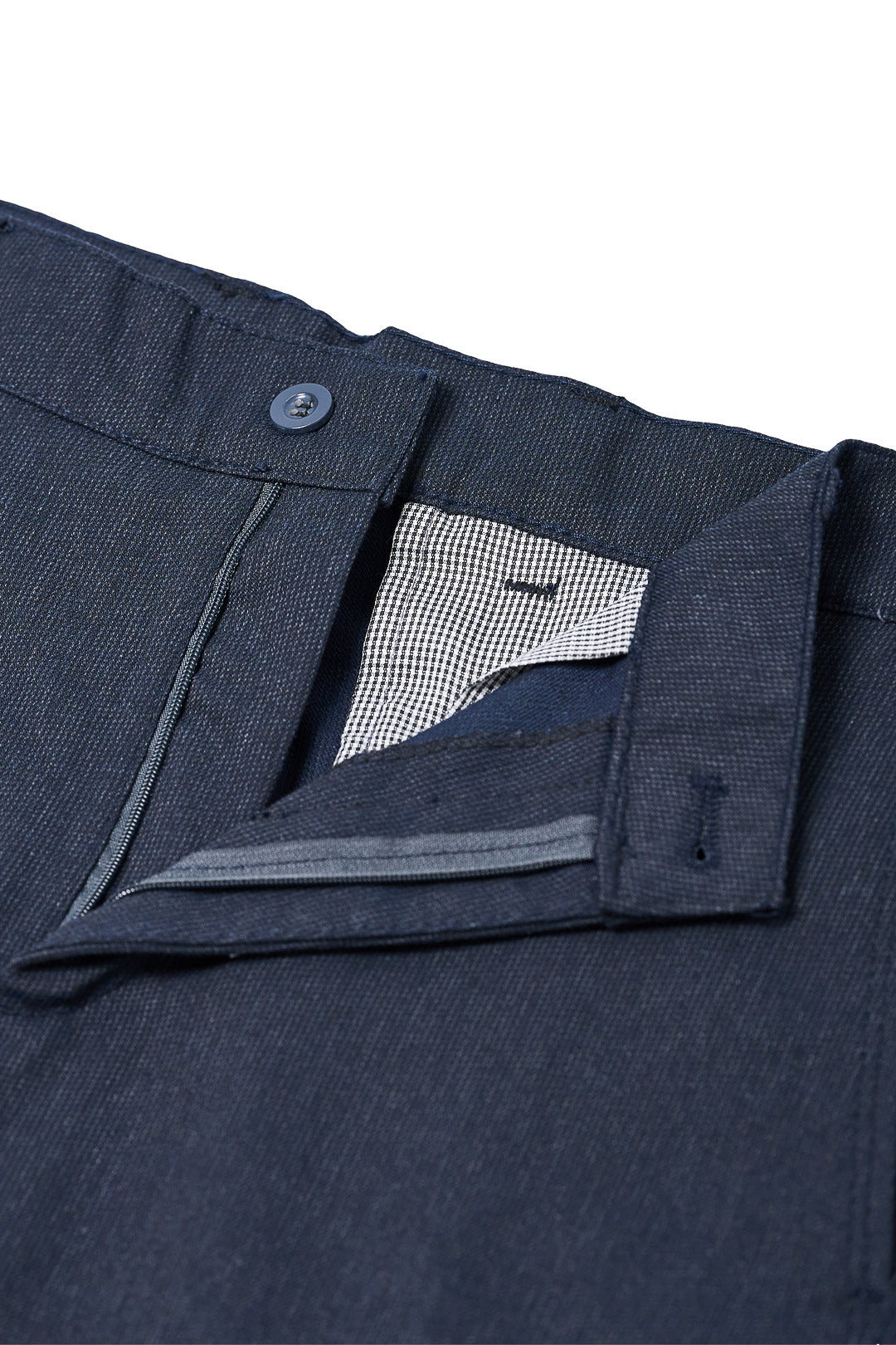 Stripes Textured Navy Pants