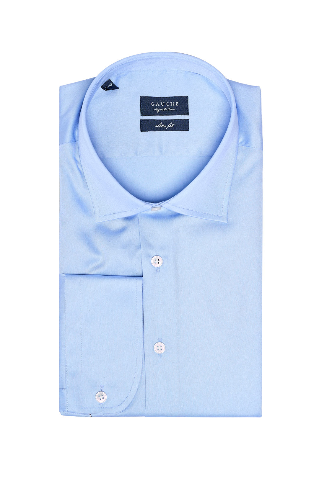 Silk Light Blue Men Shirt