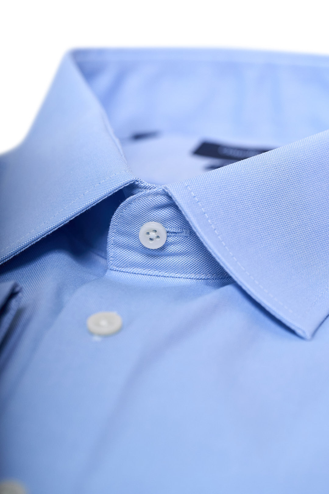 Light Blue Textured Men Shirt