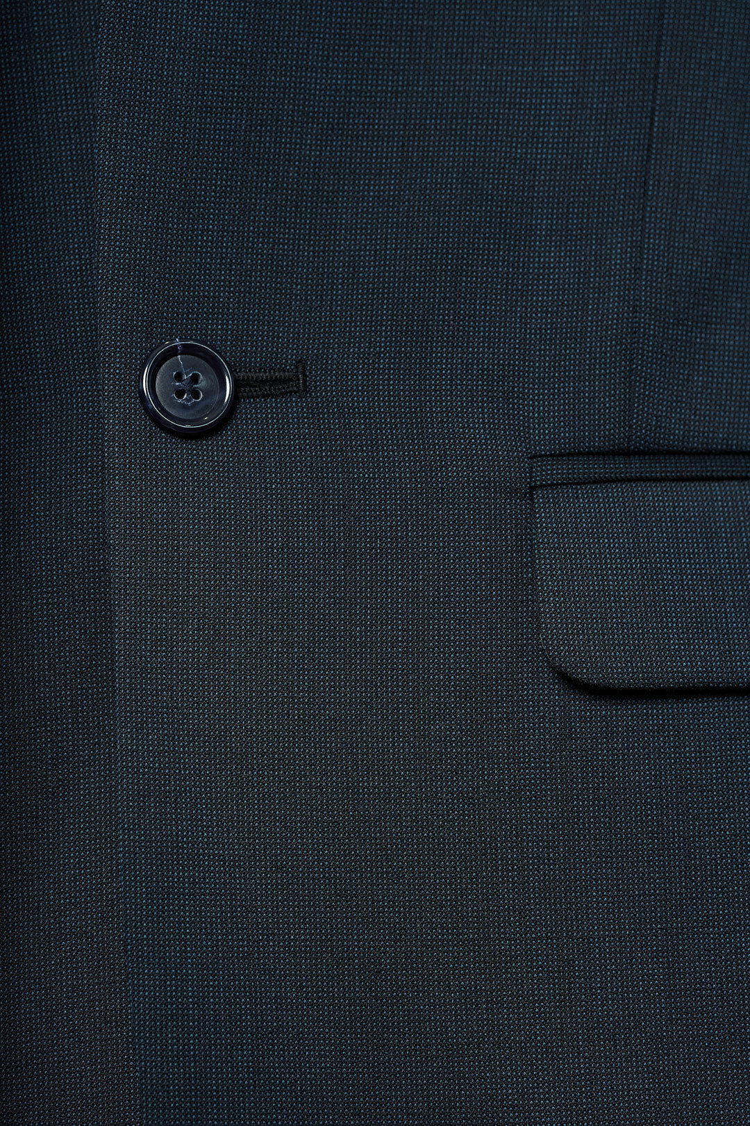 Dark Navy Textured Suit