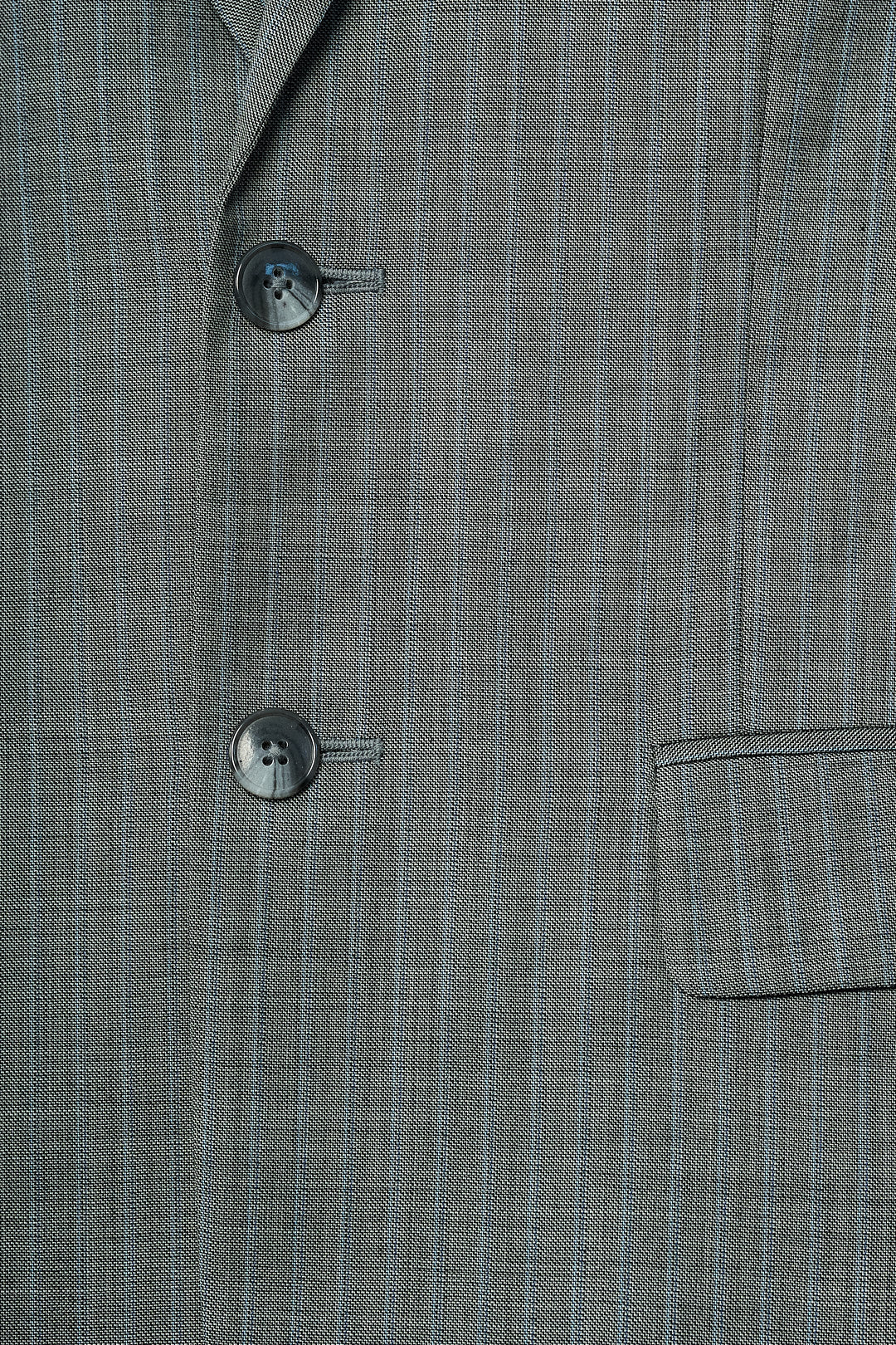 Light Blue Striped Gray Suit