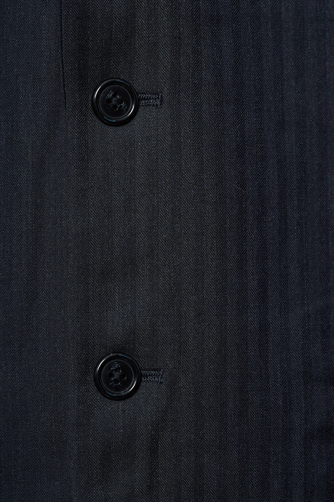 Dark Pinstripe Wool Suit