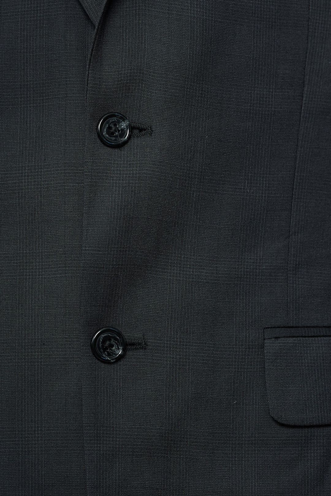 Almost Black Check Suit