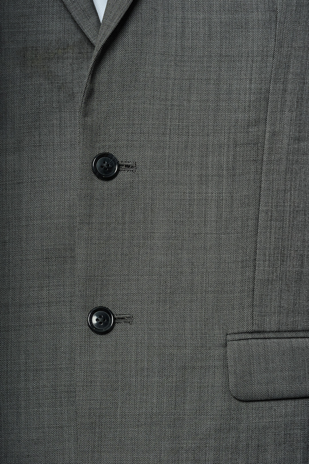 Two Button Gray Classic Suit