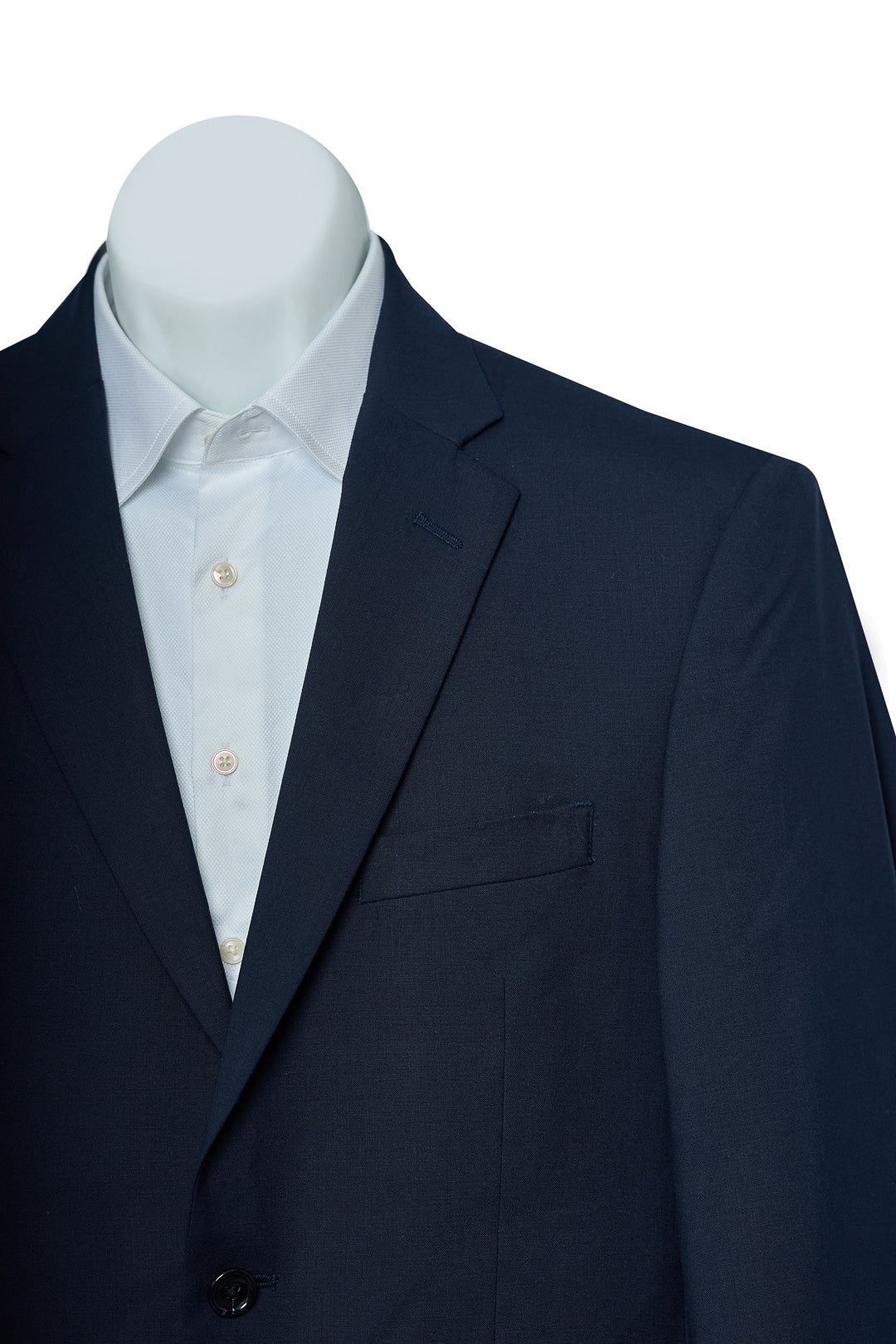 Navy Blue Wool Suit