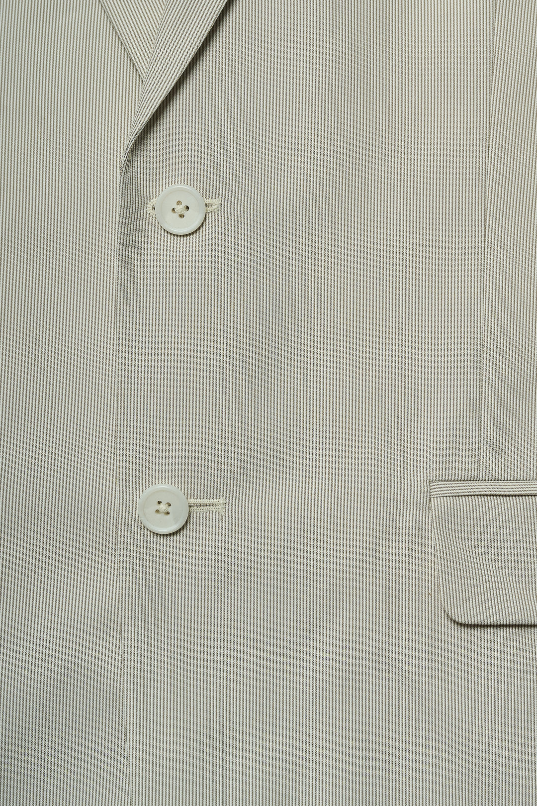 Pinstripe Beige Suit