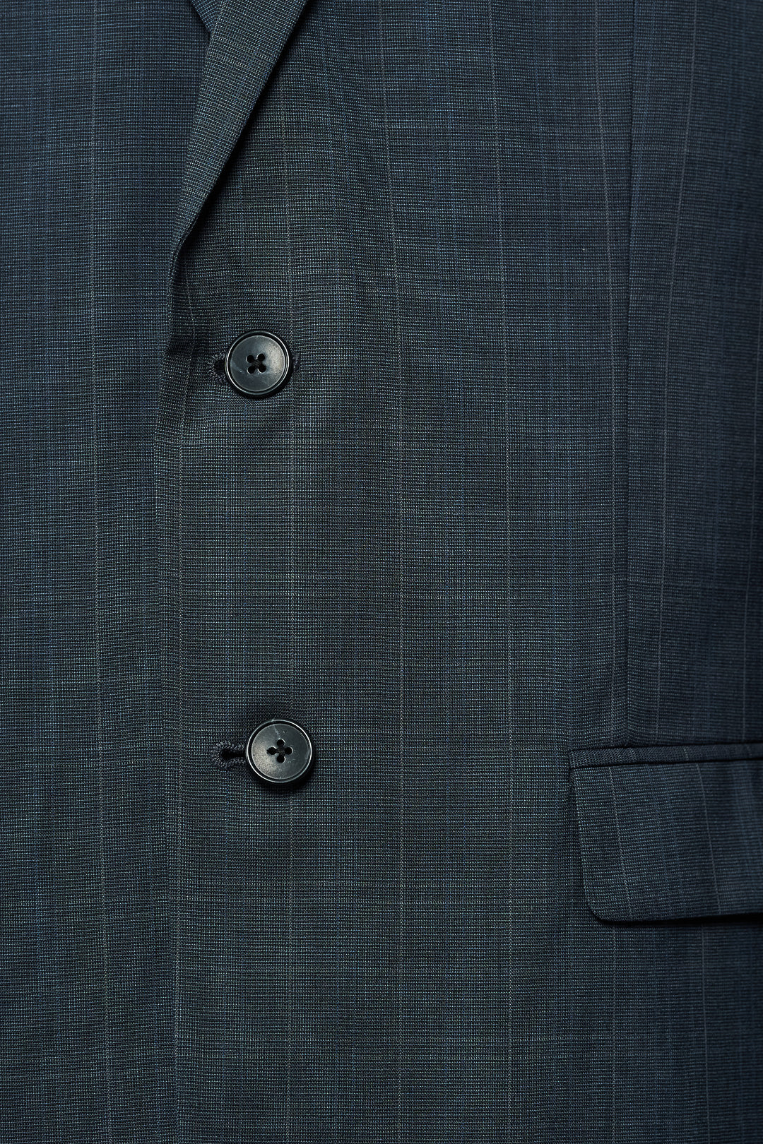 Navy Blue Check Suit