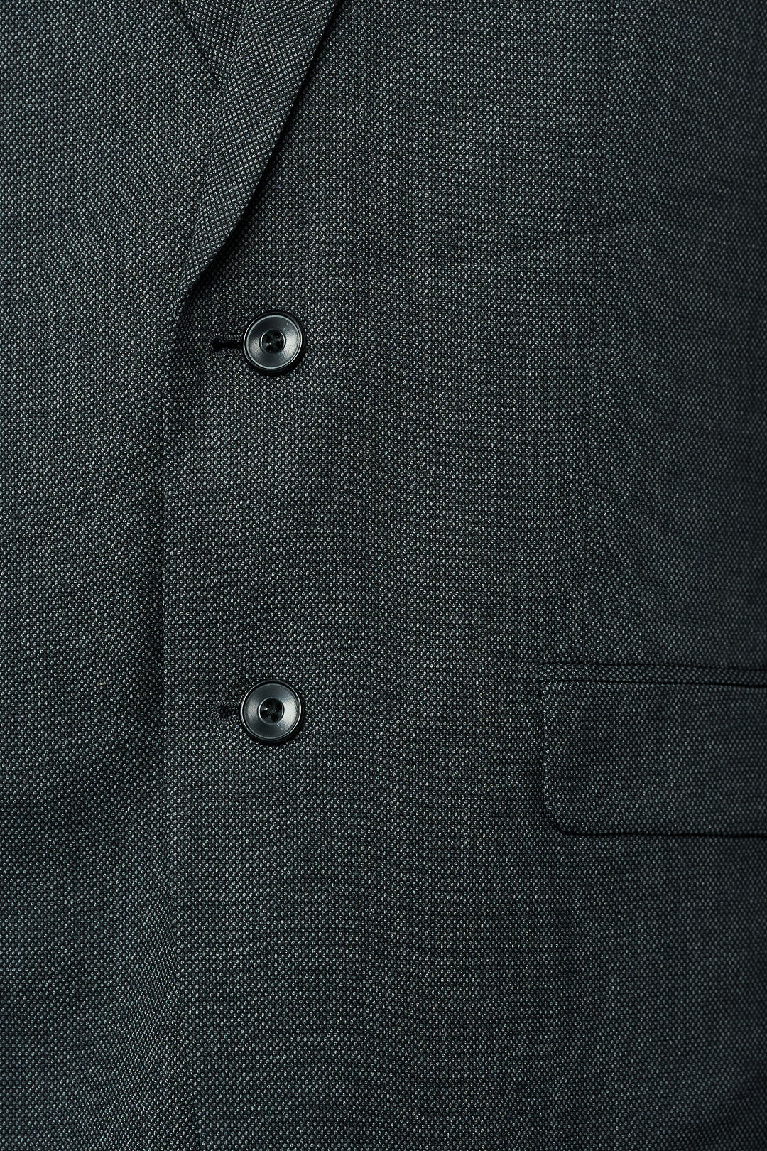 Textured Gray Wool Suit