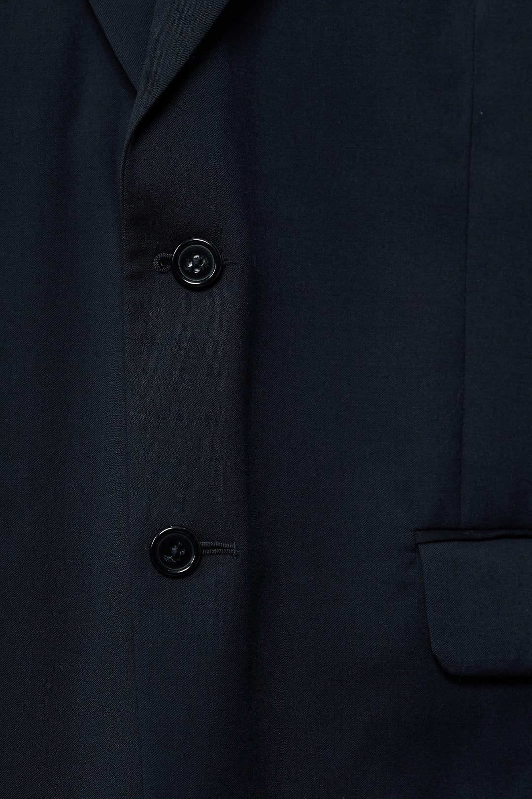 Navy Blue Classic Wool Suit