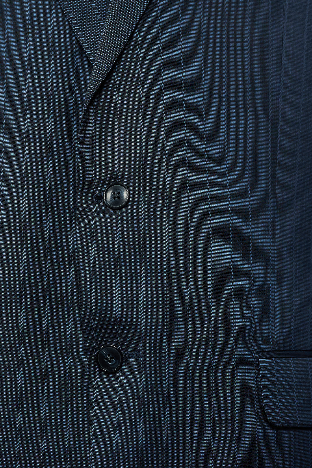 Electric Blue Pinstripe Suit