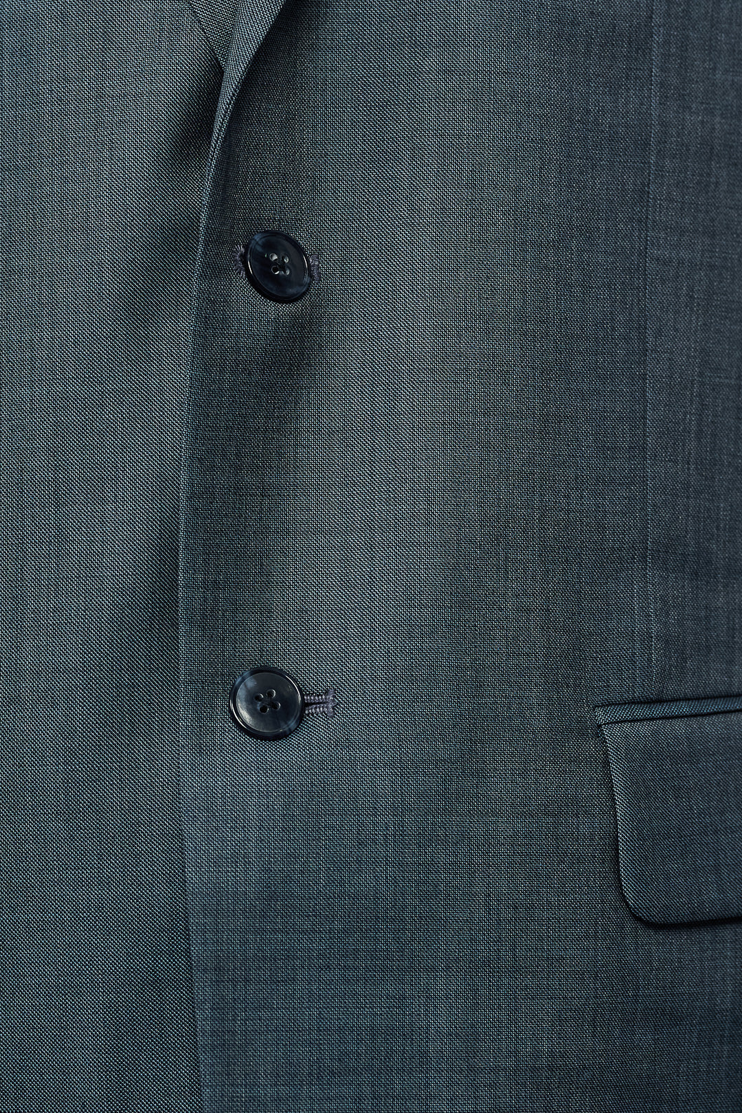Plain Gray Wool Suit