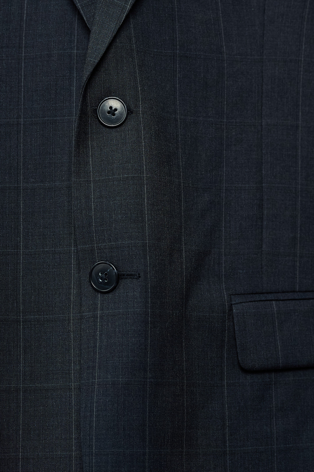 Gray Check Wool Suit