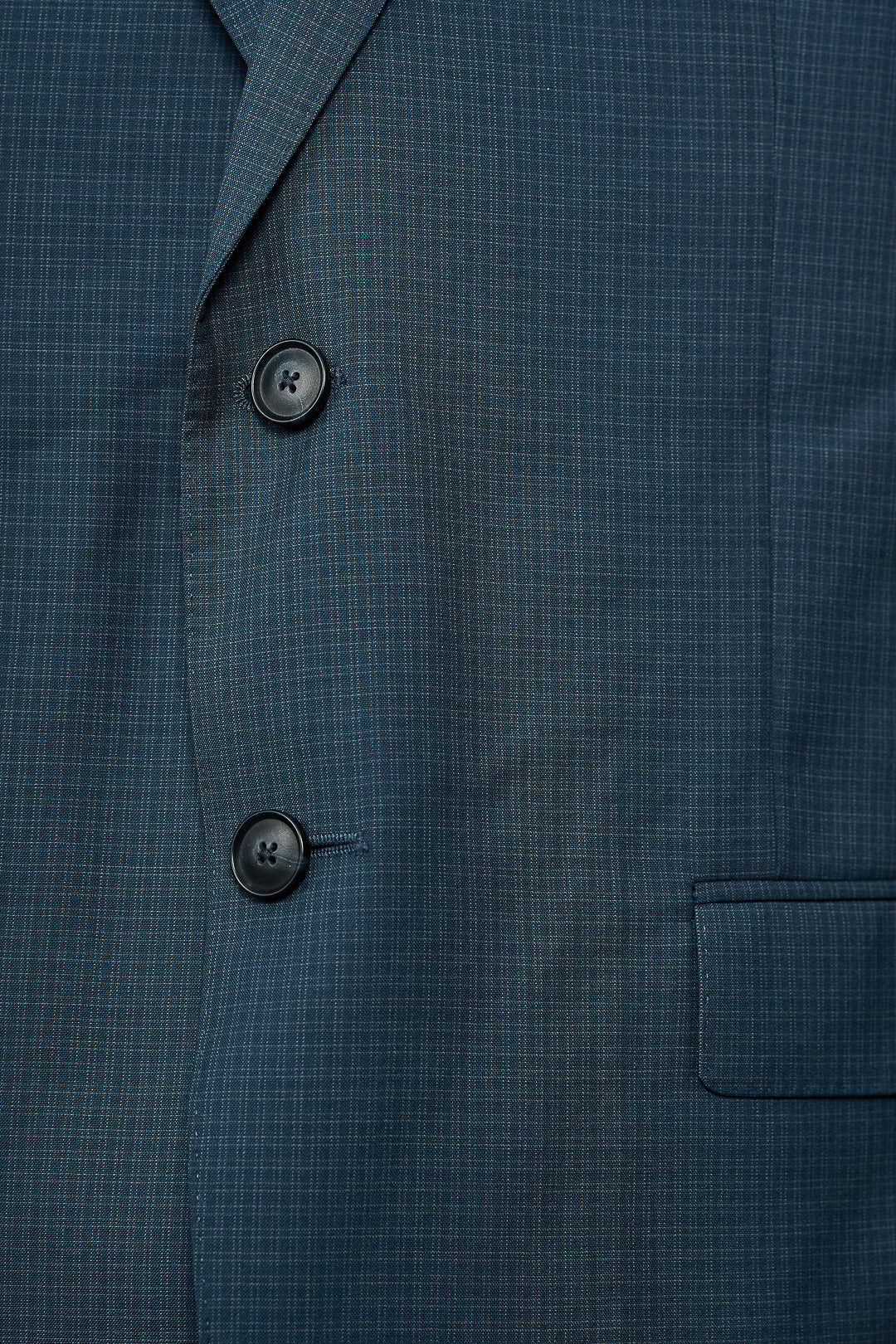 Royal Blue Mini Check Suit