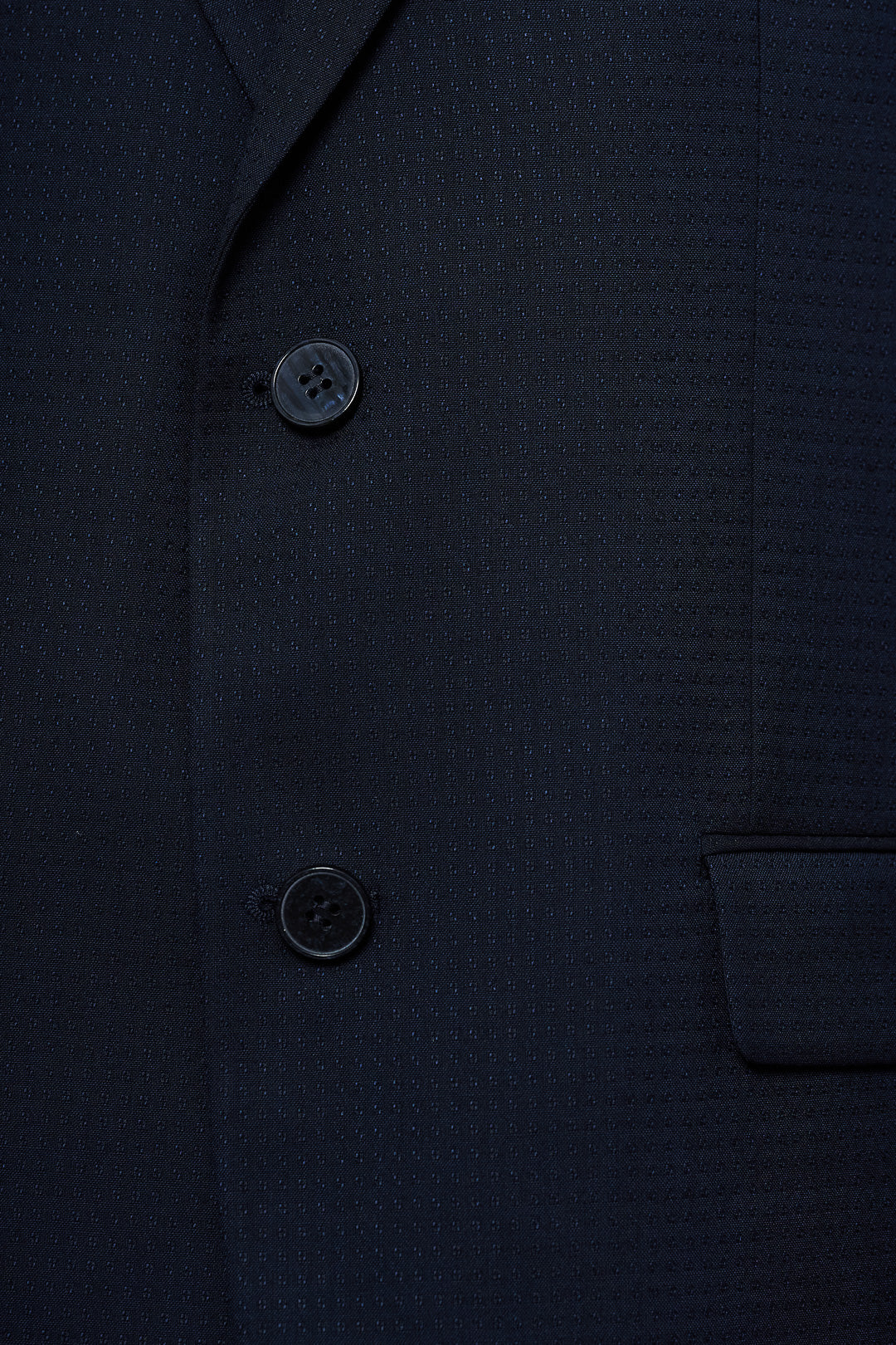 SLIM FIT Patterned Navy Blue Suit