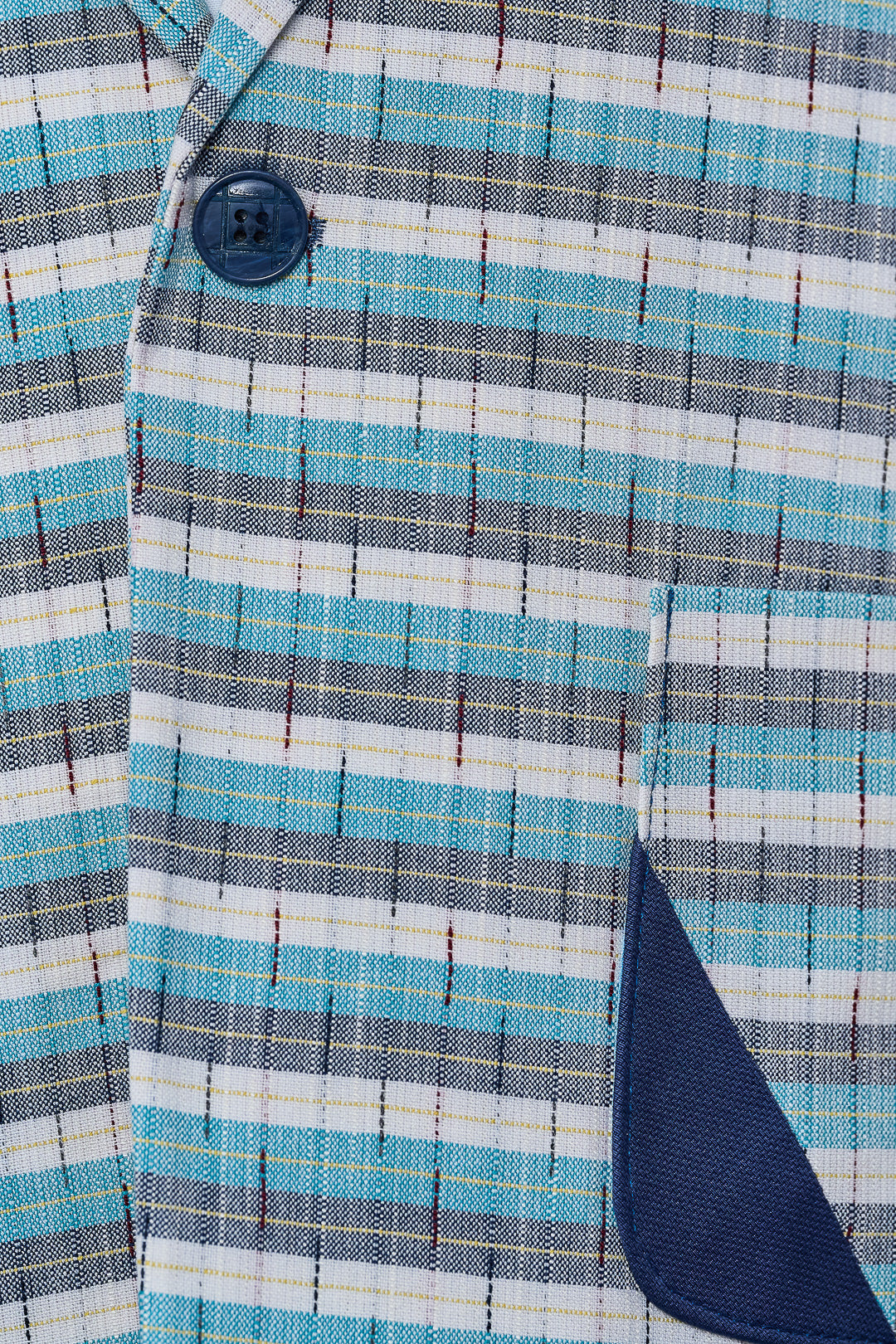 Linen Multi Striped Sport Jacket & Pant Set