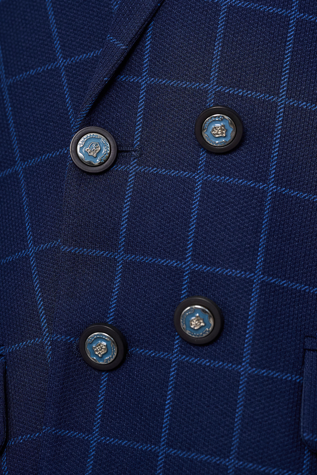 Six Button Check Sport Jacket & Pant Set