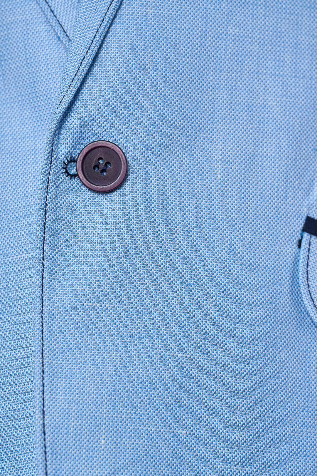 Light Blue Linen Sport Jacket & Pant Set