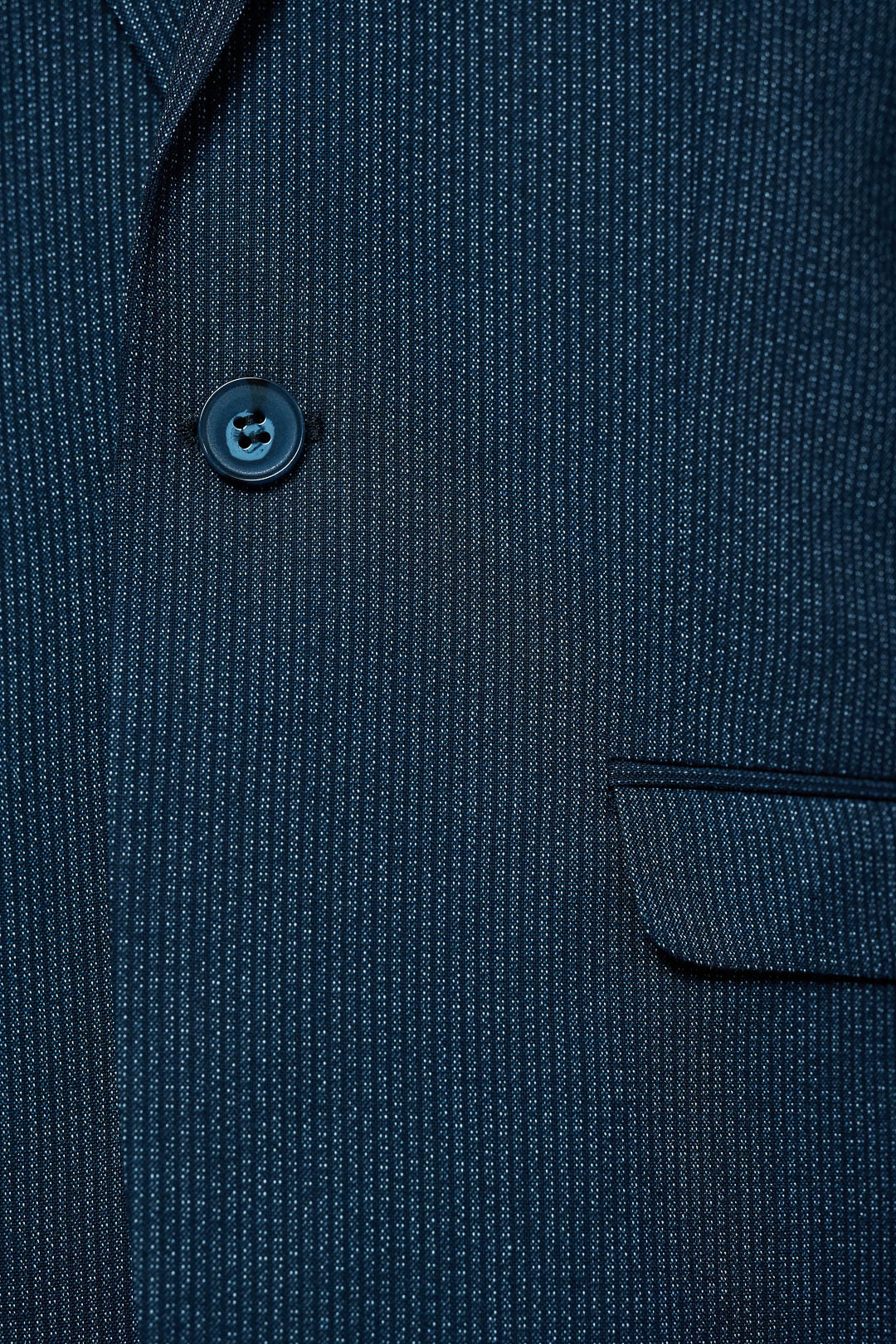 Striped Patterned Navy Suit