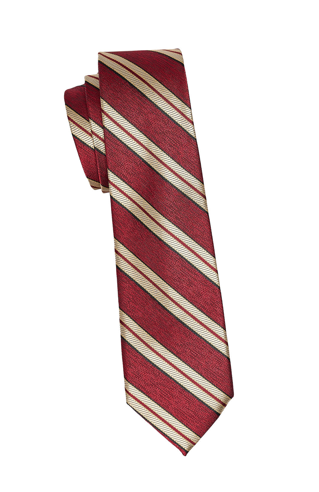 Red & Gold Rep Tie