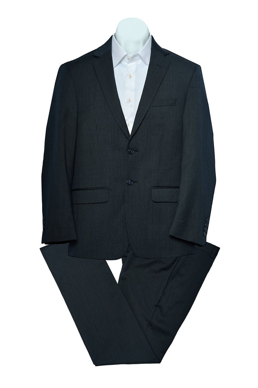 Dark Navy Textured Suit