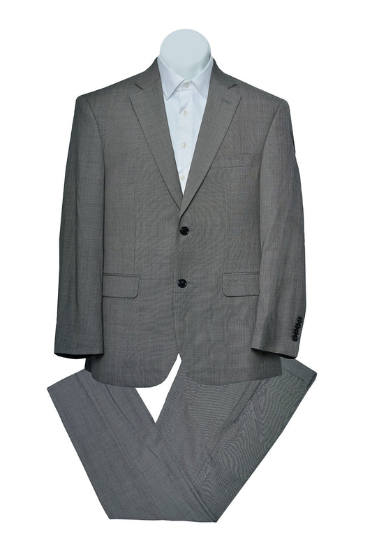 Patterned Light Gray Suit