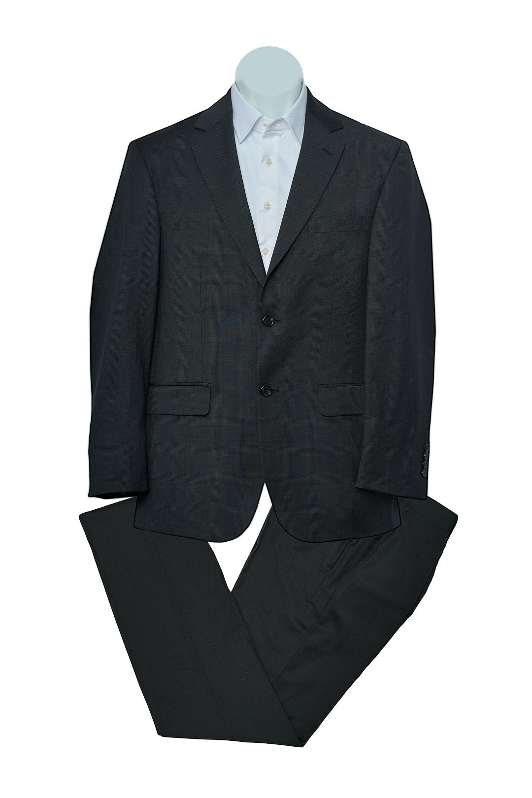 Almost Black Check Suit