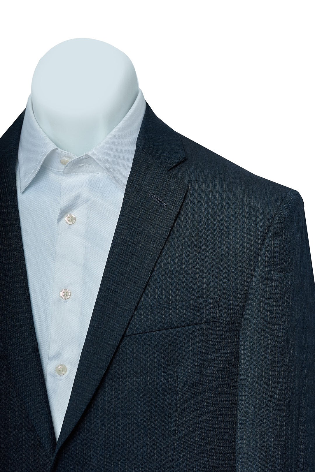 Pinstripe Navy Suit