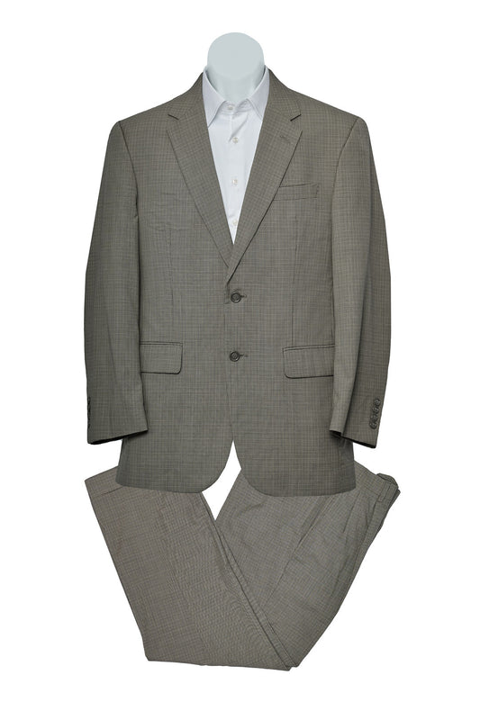 Khaki Check Suit