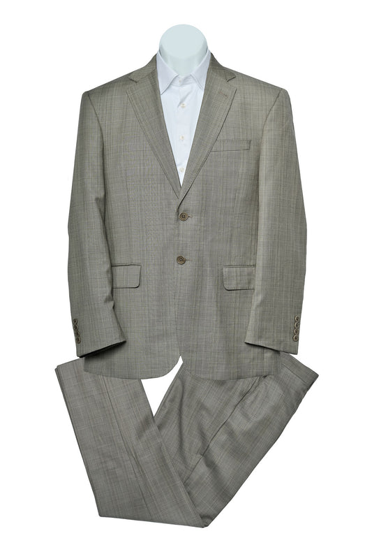 Khaki Check Classic Suit