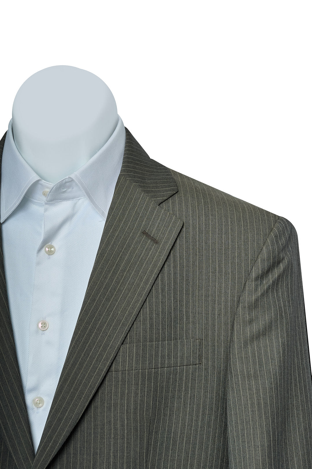 Brownish Pinstripe Suit