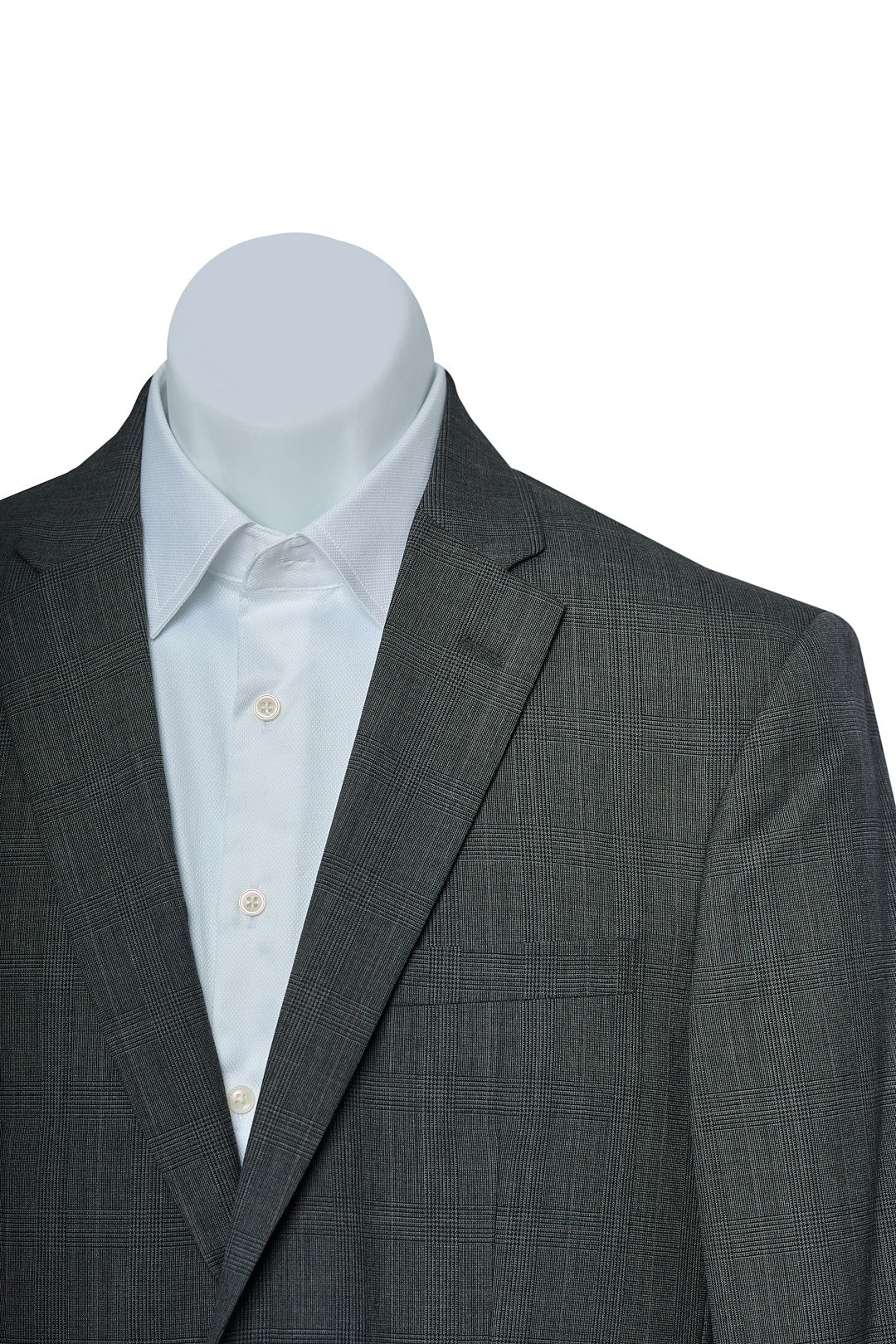 Gray Check Patterned Suit