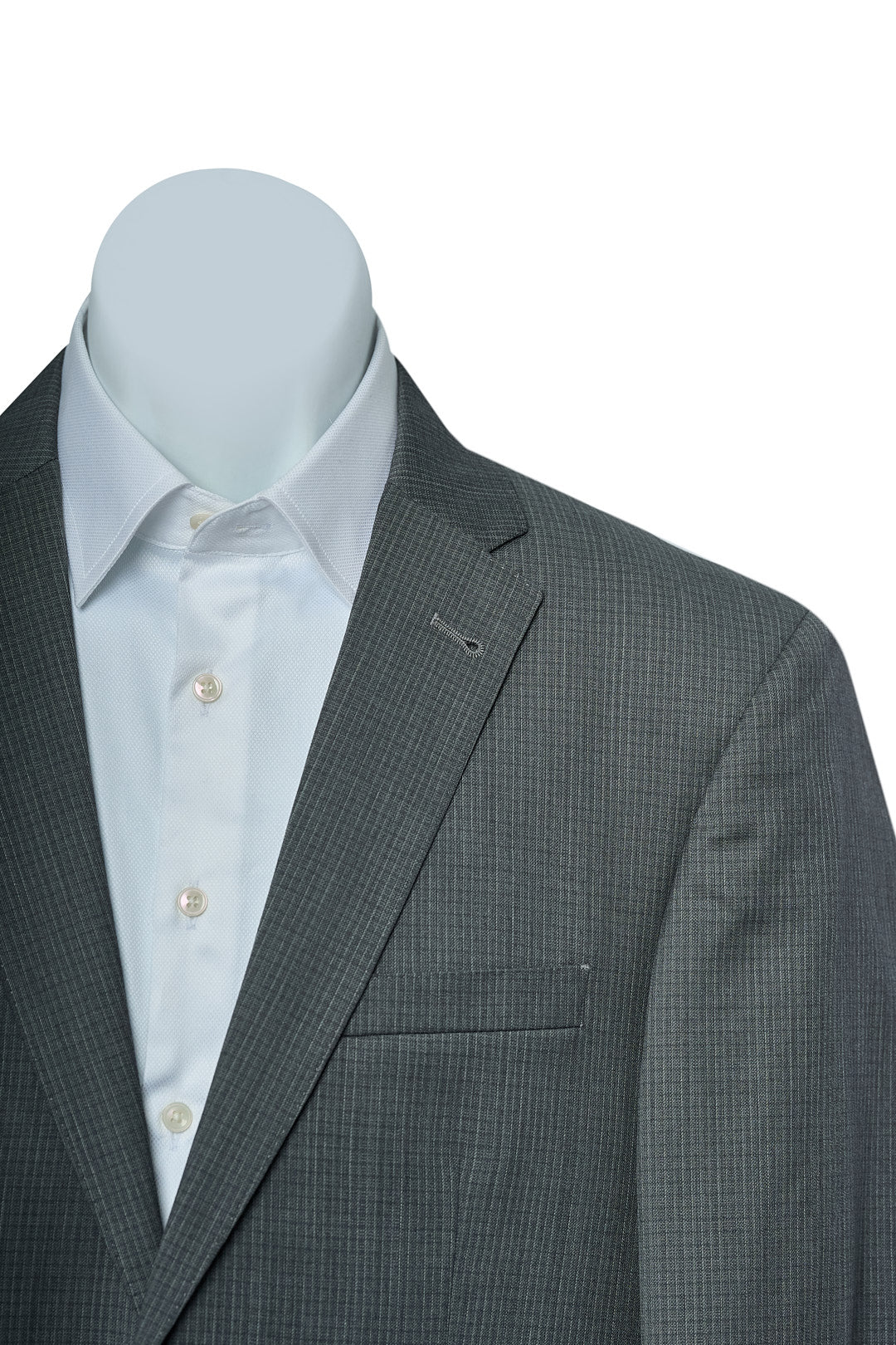 Small Check Gray Suit