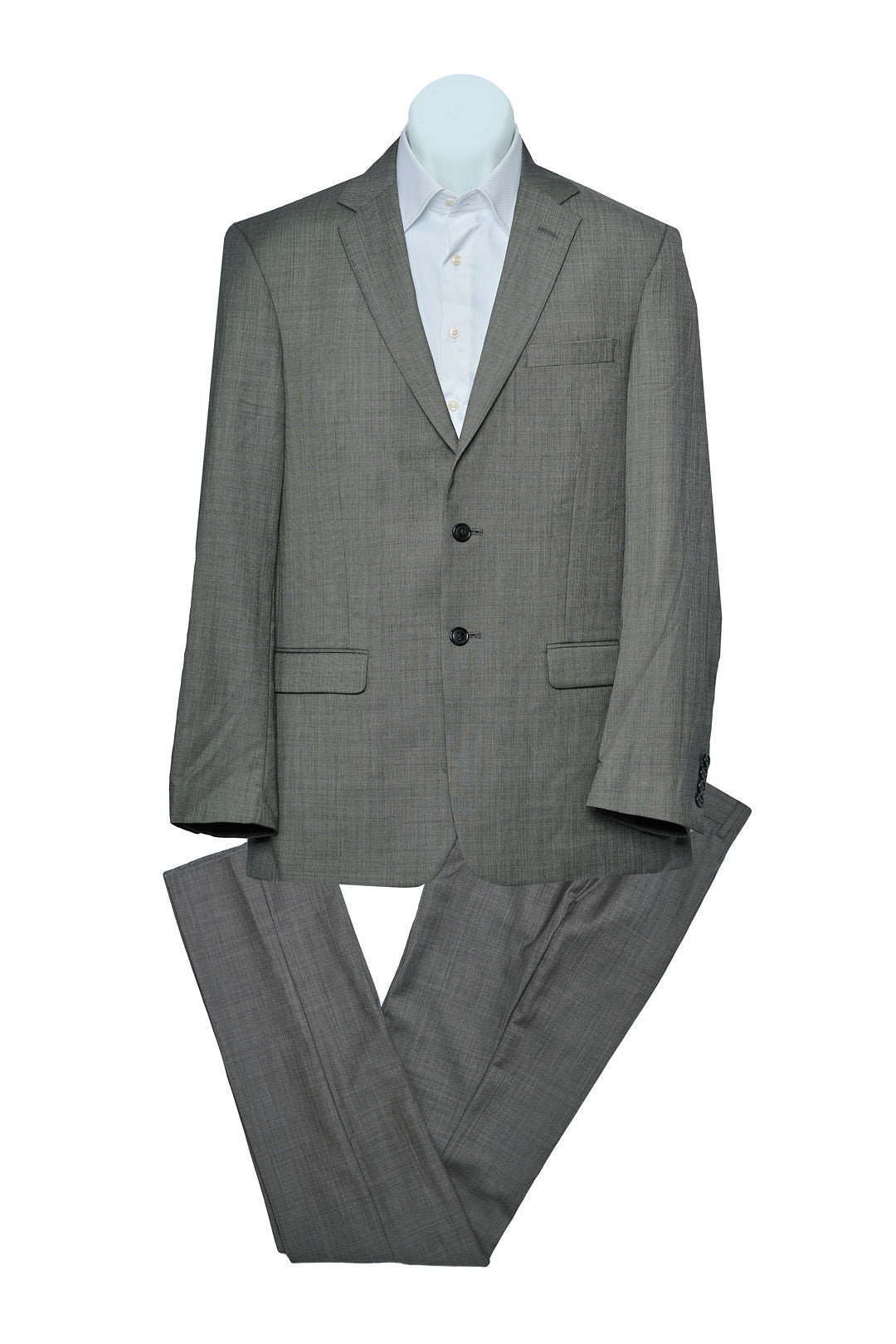 Two Button Gray Classic Suit