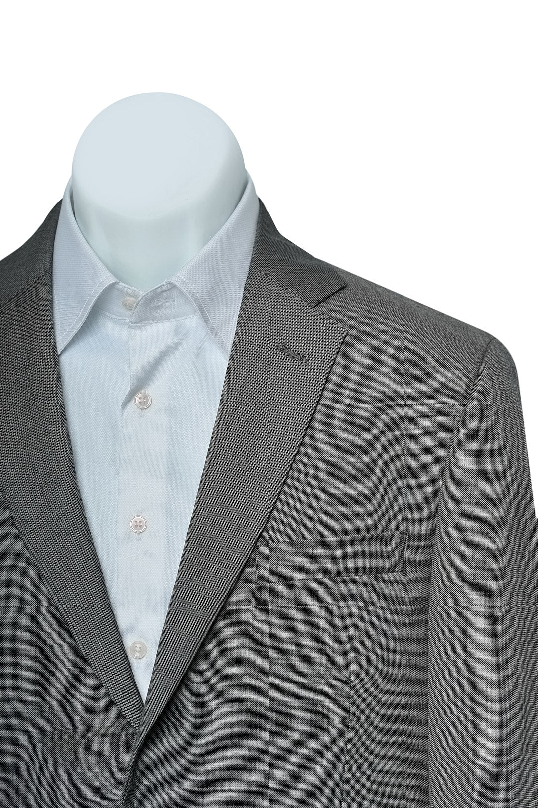 Two Button Gray Classic Suit