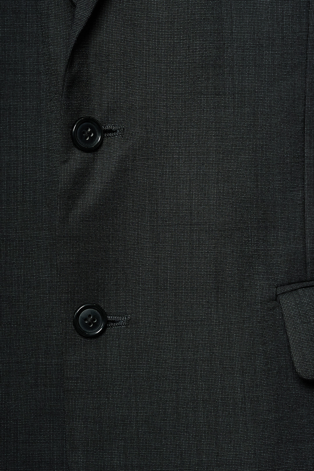 Textured Gray Wool Suit