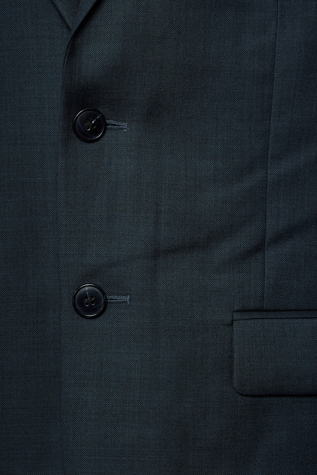 Gray With Light Blue Wool Suit