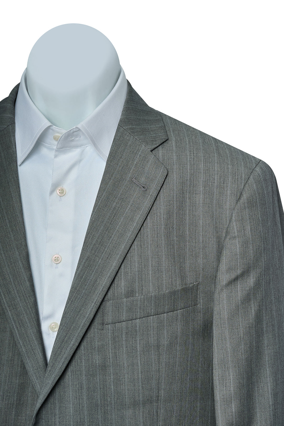 Light Gray Pinstripe Suit