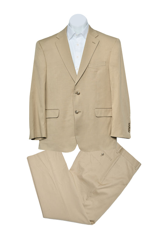 Classic Khaki Plain Suit