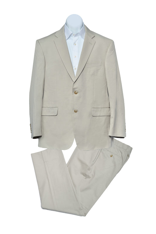 Light Beige Classic Suit