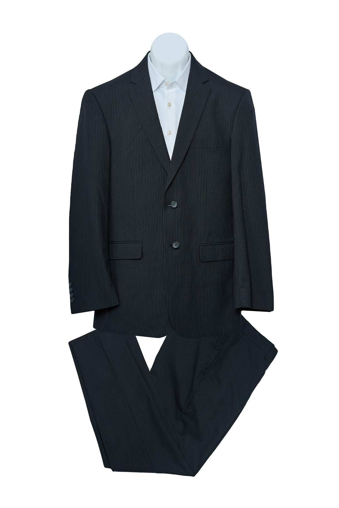 Pinstripe Black Classic Suit