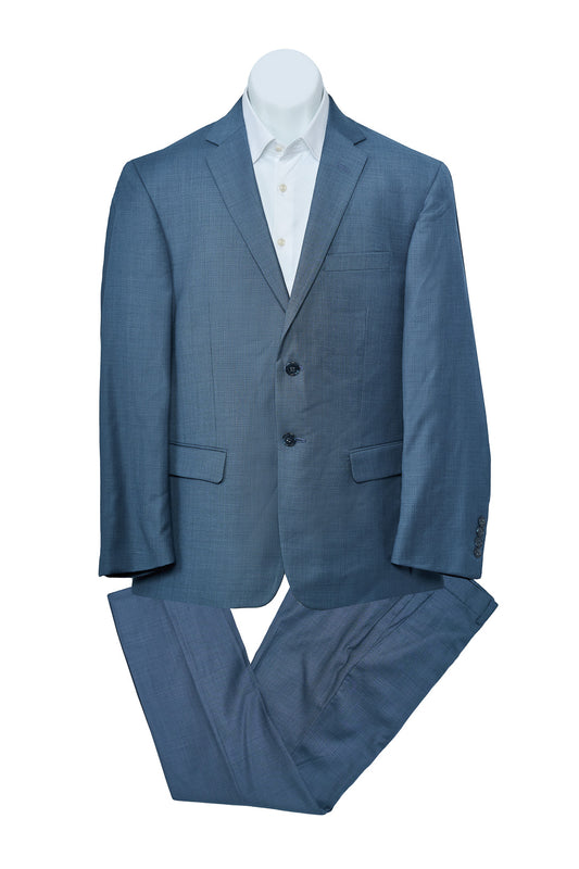 Light Blue Wool Suit