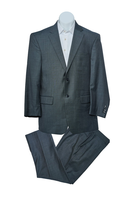 Plain Gray Wool Suit