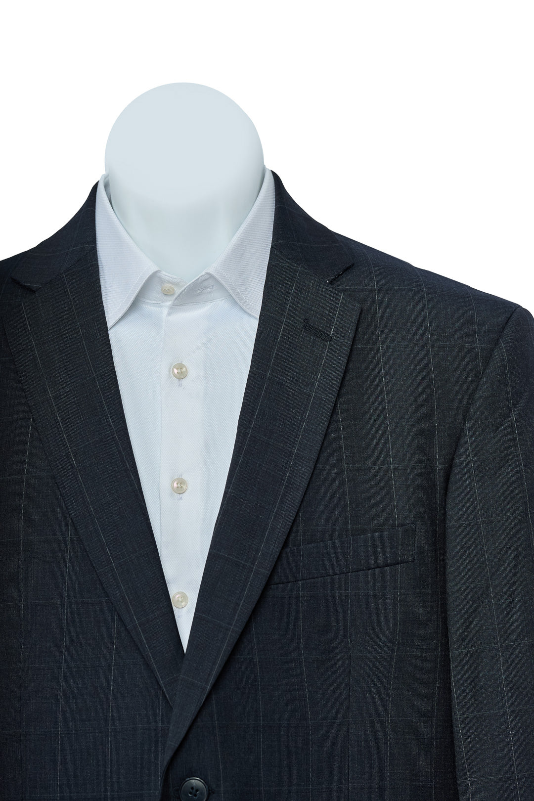 Gray Check Wool Suit