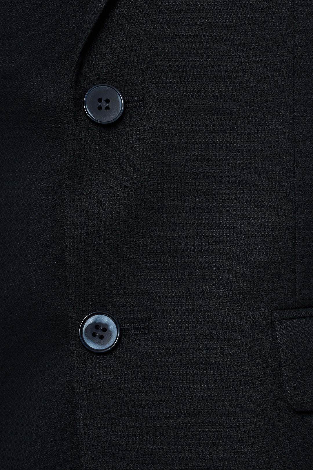 SLIM FIT Black Patterned Suit