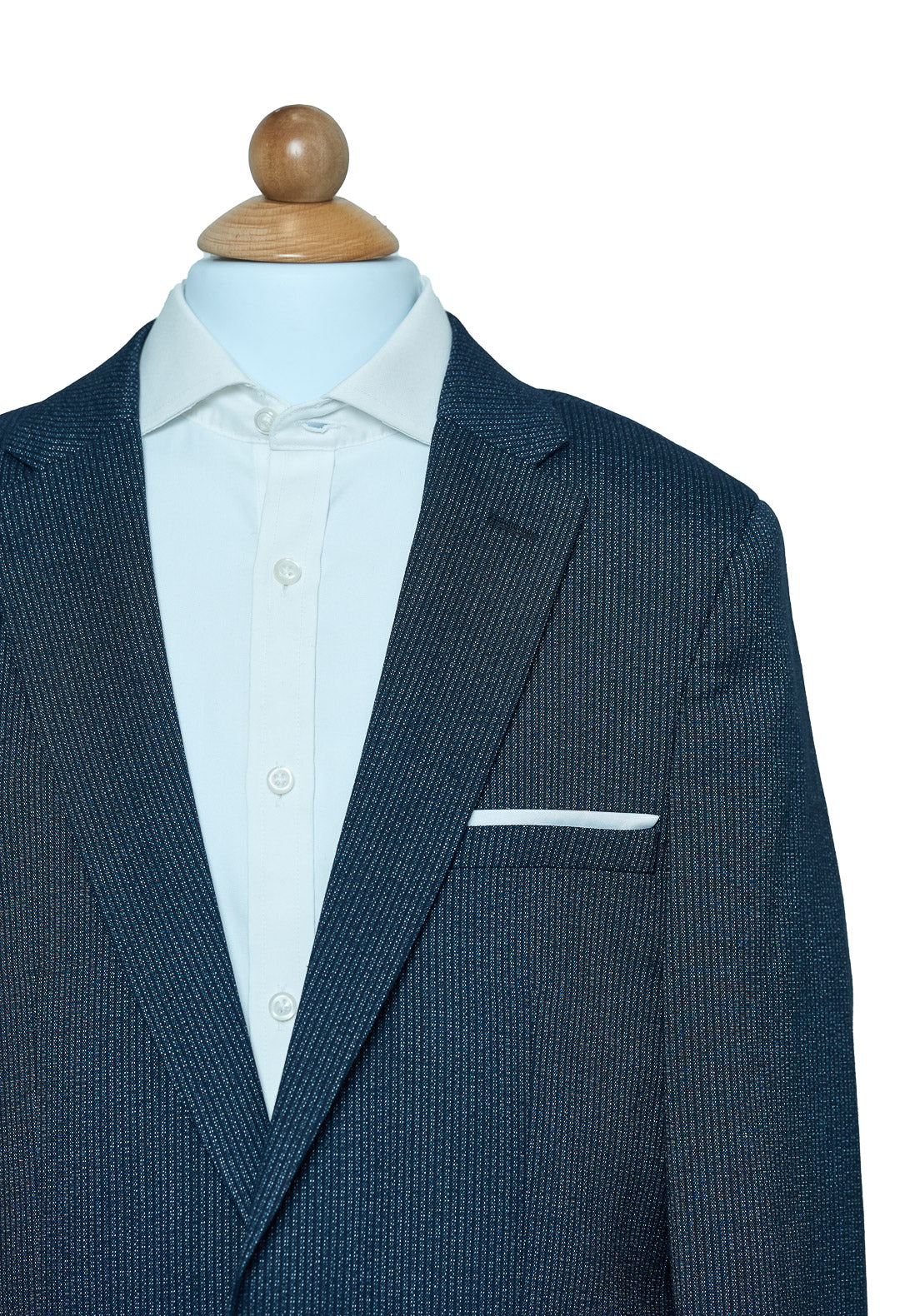NEW Striped Patterned Navy Suit