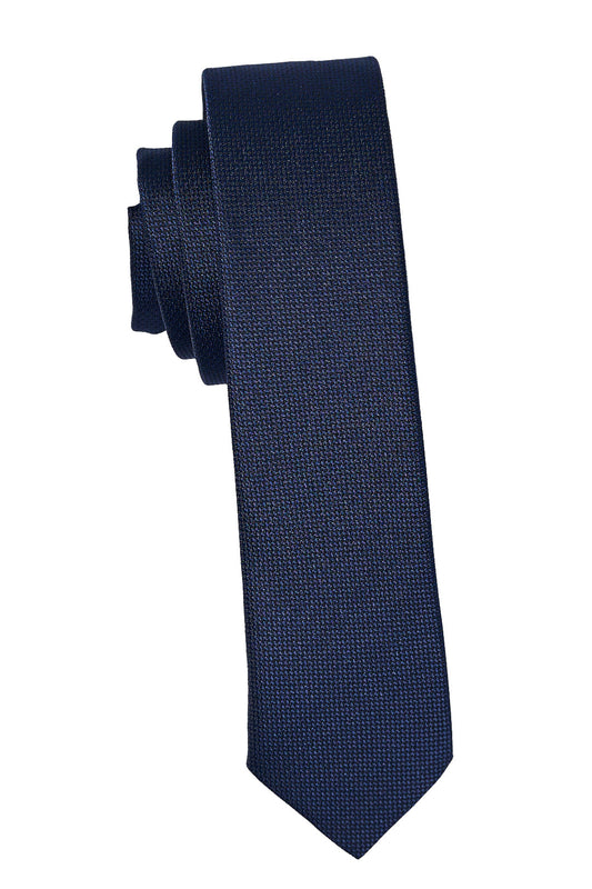 Square Pattern Navy Tie